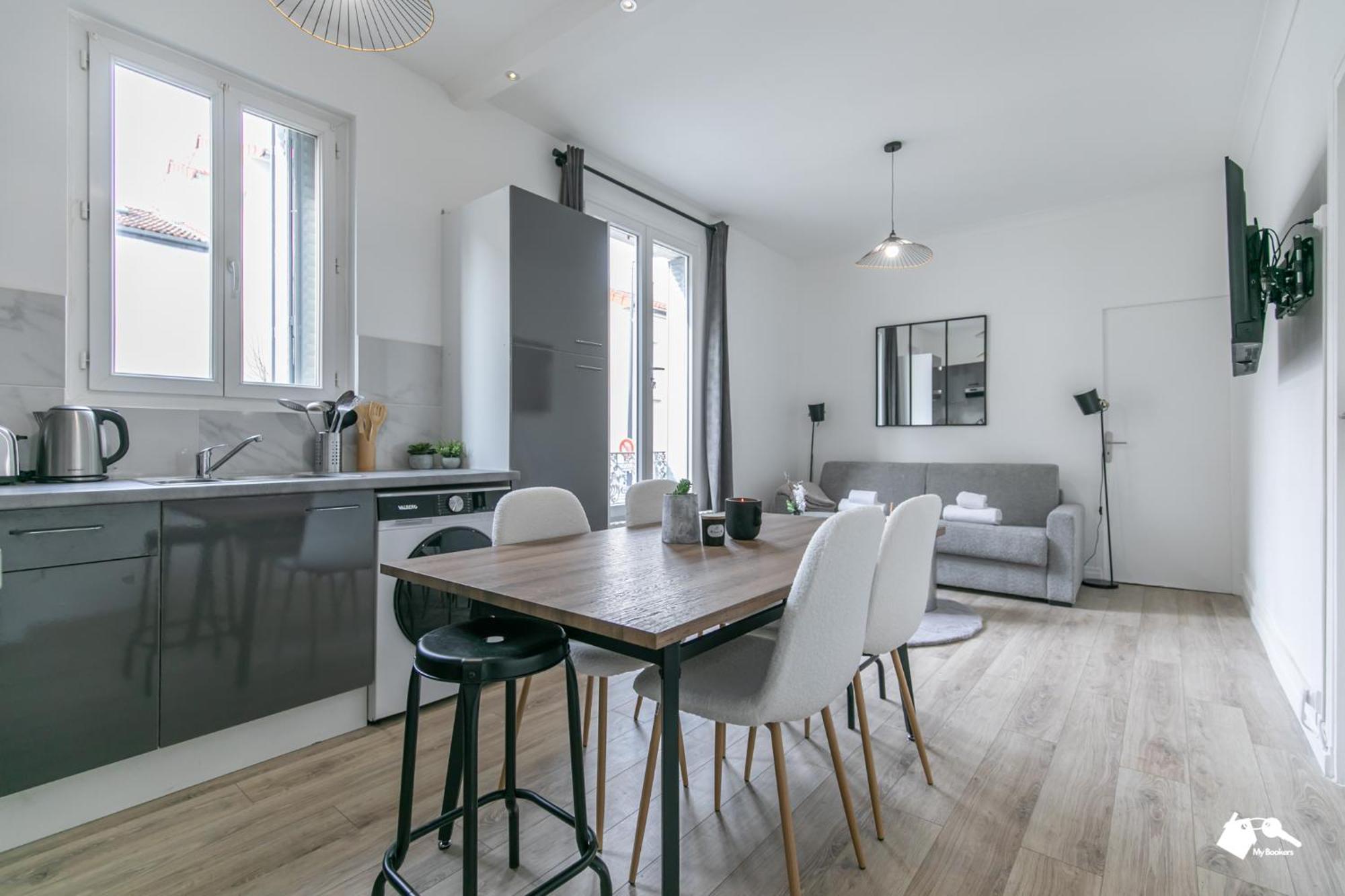 Mba - Bobillot - Splendide Appart - Proche Vincennes Montreuil Kültér fotó